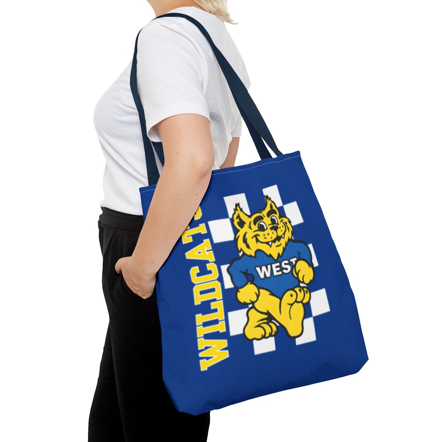 Wildcats Spirit Tote Bag - AOP, School Spirit Accessory, Personalized Gift, Student Tote, Wildcat Pride Merchandise