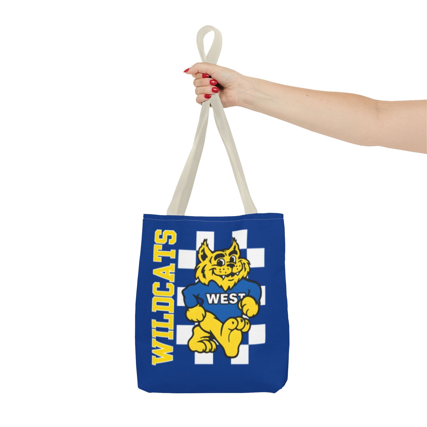 Wildcats Spirit Tote Bag - AOP, School Spirit Accessory, Personalized Gift, Student Tote, Wildcat Pride Merchandise