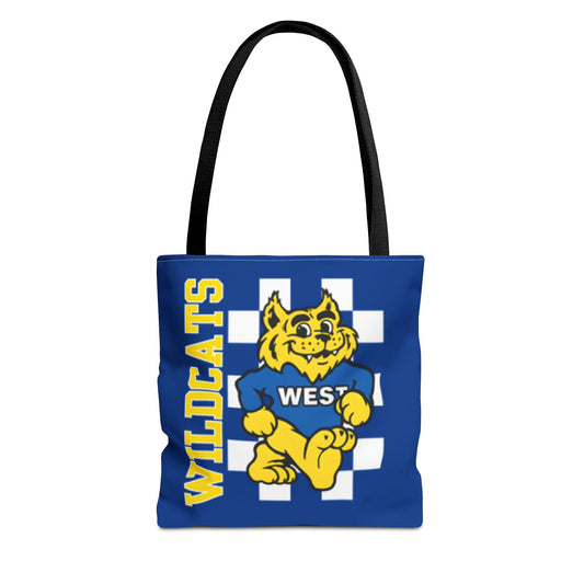 Wildcats Spirit Tote Bag - AOP, School Spirit Accessory, Personalized Gift, Student Tote, Wildcat Pride Merchandise