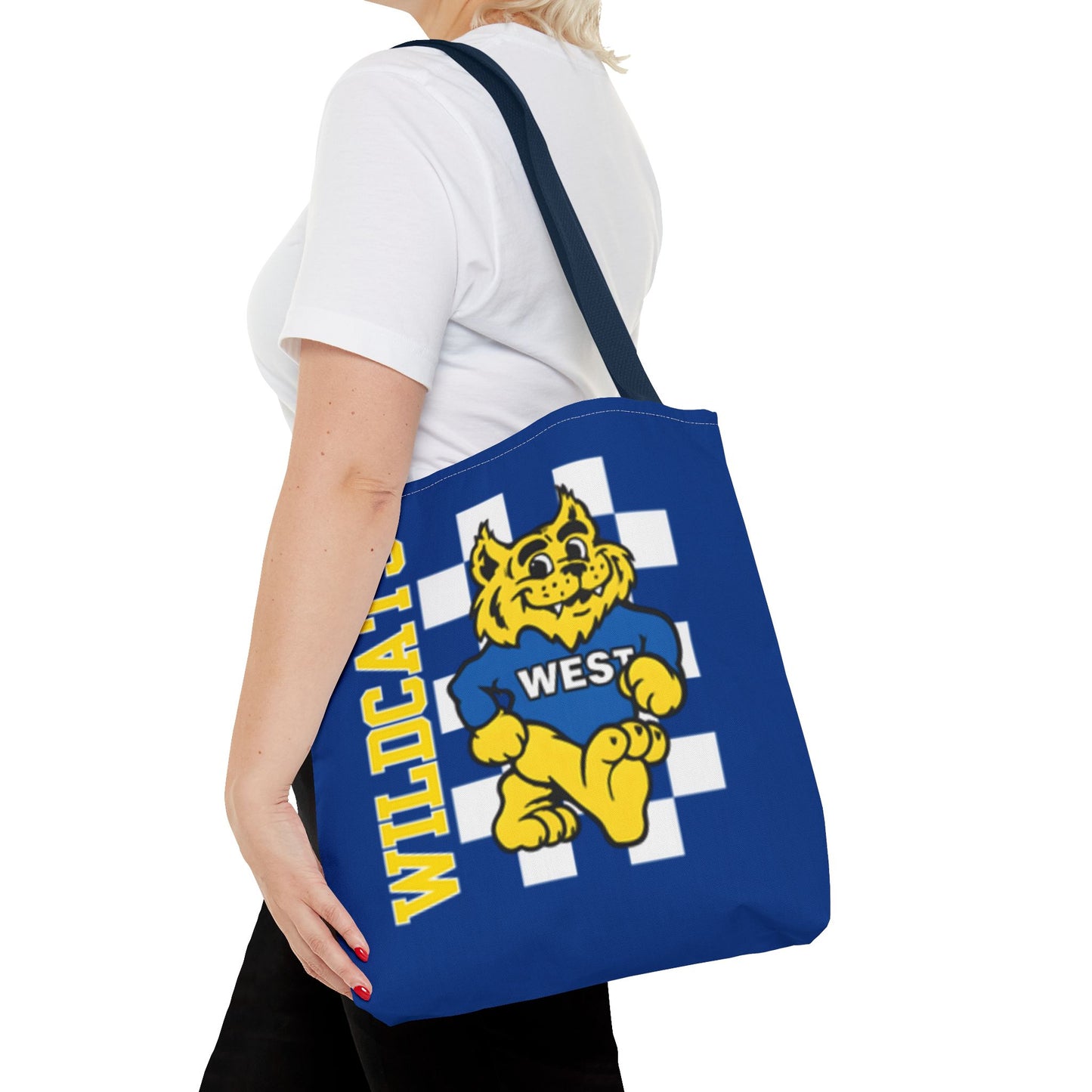 Wildcats Spirit Tote Bag - AOP, School Spirit Accessory, Personalized Gift, Student Tote, Wildcat Pride Merchandise