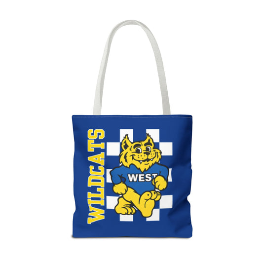 Wildcats Spirit Tote Bag - AOP, School Spirit Accessory, Personalized Gift, Student Tote, Wildcat Pride Merchandise